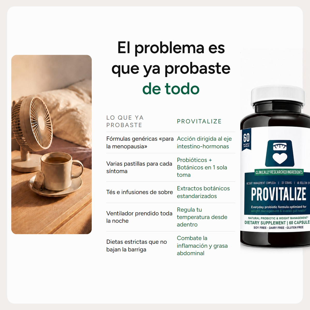 Frasco de 60 cápsulas