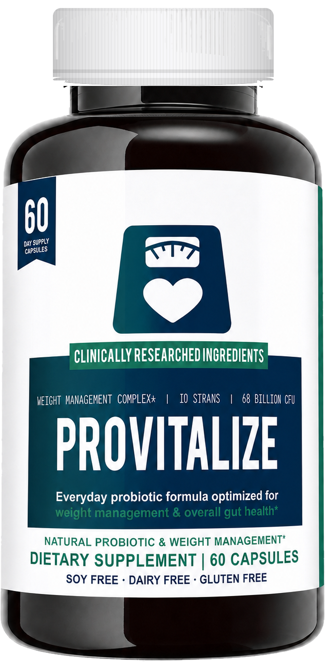 Provitalize · frasco de 60 cápsulas